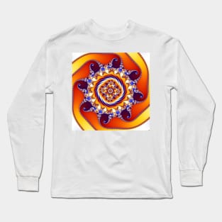 Colourful Mandelbrot Fractal Zoom Long Sleeve T-Shirt